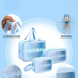NFI essentials Set Of 3 Makeup Pouch image 3