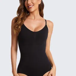 QIDREZY Seamless Sleeveless V-Neck Full Body Shapewear-image-99