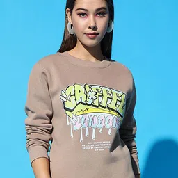 GRIFFEL Women Printed Sweatshirt-image-78