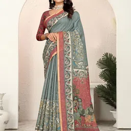 Mitera Floral Zari Saree-picture-11