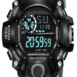 Hala Men Solid Round Tang Regular Digital Watch-G90-3 image 2