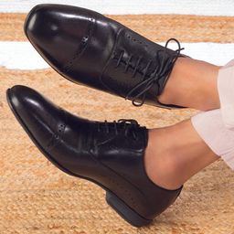 Tresmode Men Leather Formal Oxfords-image-93