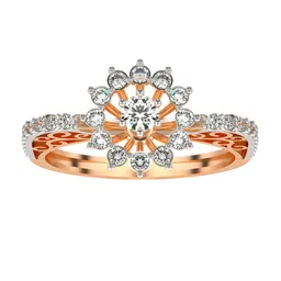 VALANOVA Women Rose Gold Ring Diamond-picture-8
