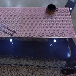 Dakshya Industries Copper Geometric Table Runner-image-44