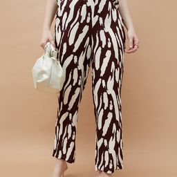 Fame Forever by Lifestyle Women Animal Printed Trousers-image-97