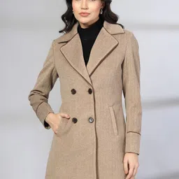 Juelle Notched Lapel Over Coat-image-61