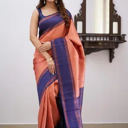 Visit Wear Woven Design Zari Pure Silk Banarasi Saree-image-86