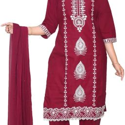 Self Design Kurta, Salwar & Dupatta Set-image-52
