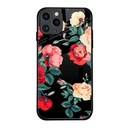 QRIOH Floral Printed iPhone 11 Pro Back Case Mobile Accessories-image-63