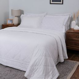MASPAR Summer AC Room Cotton Single Bed Solid Quilt- Quilted Bed Cover-152x228cm-image-75