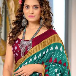 Pandadi Saree Block Print Sarees image 4
