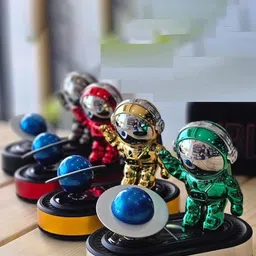 AUGEN Solar Astronaut Design Rotating Car Air Freshener-7