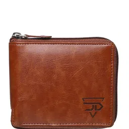 JND Men Textured Zip Detail PU Zip Around Wallet-39