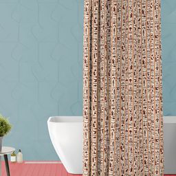 ArtzFolio Single Piece Waterproof Polyester Shower Curtain-image-91