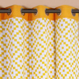 Dekor World Multicoloured Set of 2 Door Curtain image 5