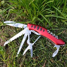 Alexvyan 11 In 1 Stainless Steel Multi Functional Army Style Tool Set image 4