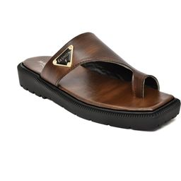 Bizazo Men Tan Flip Flops-image-93