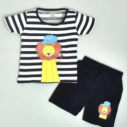 BAESD Boys Printed T-shirt with Shorts-picture-40