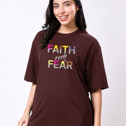 TQH Women Printed Drop-Shoulder Sleeves Pockets T-shirt-picture-42