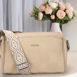 Metro Striped Shopper Sling Bag-image-63