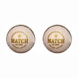 HackerX 2-Pcs Leather Cricket Ball-94