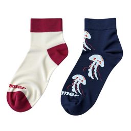 bummer Unisex Pack Of 2 Patterned Ankle Length Socks-image-76