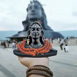 starpion Adiyogi God Adiyogi Bhagwan Shiv Ji Shiv Ji Dhyan Shiv Idol Shiv Ji Decorative Showpiece - 16 cm image 3