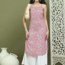 Jompers Women Floral Printed Floral Kurta-image-16