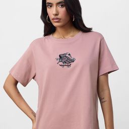 The Souled Store See You In Hell Embroidered Relaxed Fit Pure Cotton T-Shirt-image-37