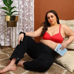 Dressberry Medium Padded Minimiser Full Coverage Plus Size U Shaped Back Bra image 4