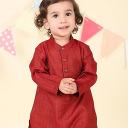 Fabindia Boys Mandarin Collar Straight Kurta-52