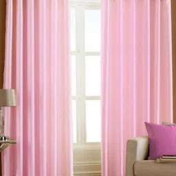BELLA TRUE Pink 4 Pieces Long Door Curtains-image-26