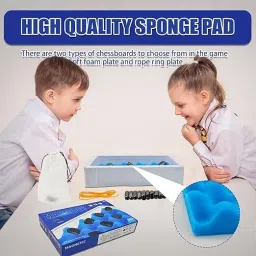 kruvad Magnetic Chess Game set 20 Stones With 2 Player Party Game 25.5 Game Backboard image 2