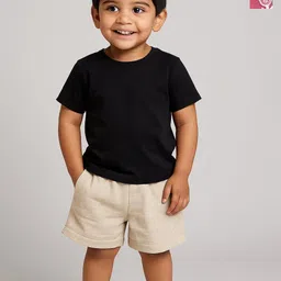 Pum Pum Boys Pack Of 2 Printed Regular Fit Mid-Rise Cotton Shorts-image-98