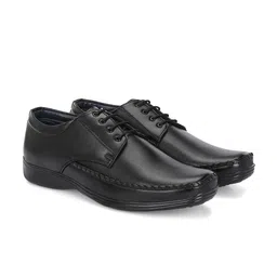Azzaro Black Men Formal Derbys Shoes-image-19