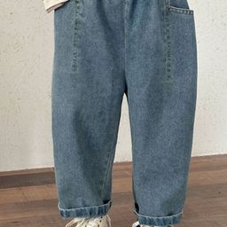 LULU & SKY Unisex Kids Straight Fit Highly Distressed Jeans-picture-14