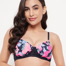 Clovia Floral Full Coverage Lightly Padded Bra-21