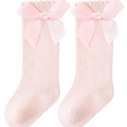 SYGA Kids Above Knee Length Cotton Socks-29