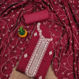 Maroosh Embellished Unstitched Dress Material-image-75