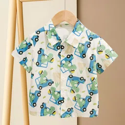 Googo Gaaga Boys Animal Printed Party Shirt-picture-10