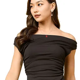 VOGARD Women Stretchable Sleeveless Crop Top-image-66