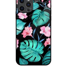 QRIOH Floral Printed iPhone 12 Pro Back Case Mobile Accessories-image-63