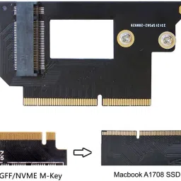 RyzCare A1708 NVME PCI Express PCIE to M.2 SSD Adapter Card N-1708A Adapter 3 inch A1708 NVME PCI Express PCIE to M.2 SSD Adapter image 5