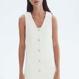H&M Button-Front Boucl Dress-image-23