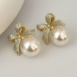 Eyes Blings Gold Earrings-image-95