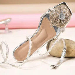 Froh Feet Women Embellished Open Toe Gladiators-44