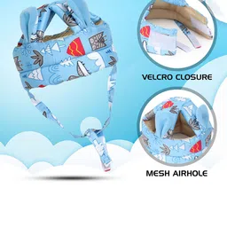 Adore Kids Printed Adjustable Safety Head Protector Helmet with Adjustable Strap image 4