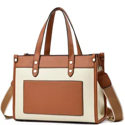Mast & Harbour Women Colourblocked Handheld Bag-27