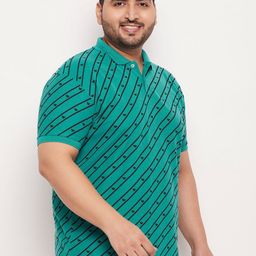 GET GOLF Men Printed Polo Collar Pockets T-shirt-image-77