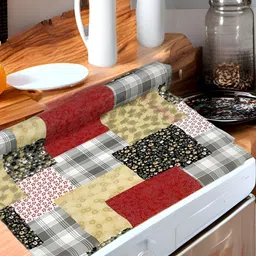 Aura Black Set of 1 Water Resistant Shelf Liner Organisers-42
